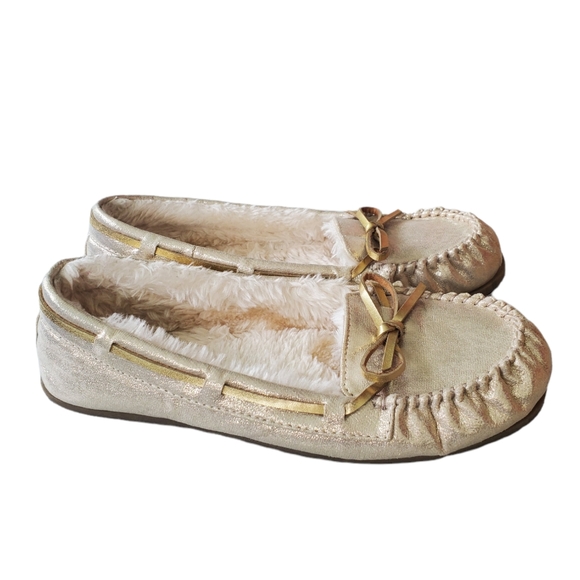 Airwalk Shoes - Gold moccasins